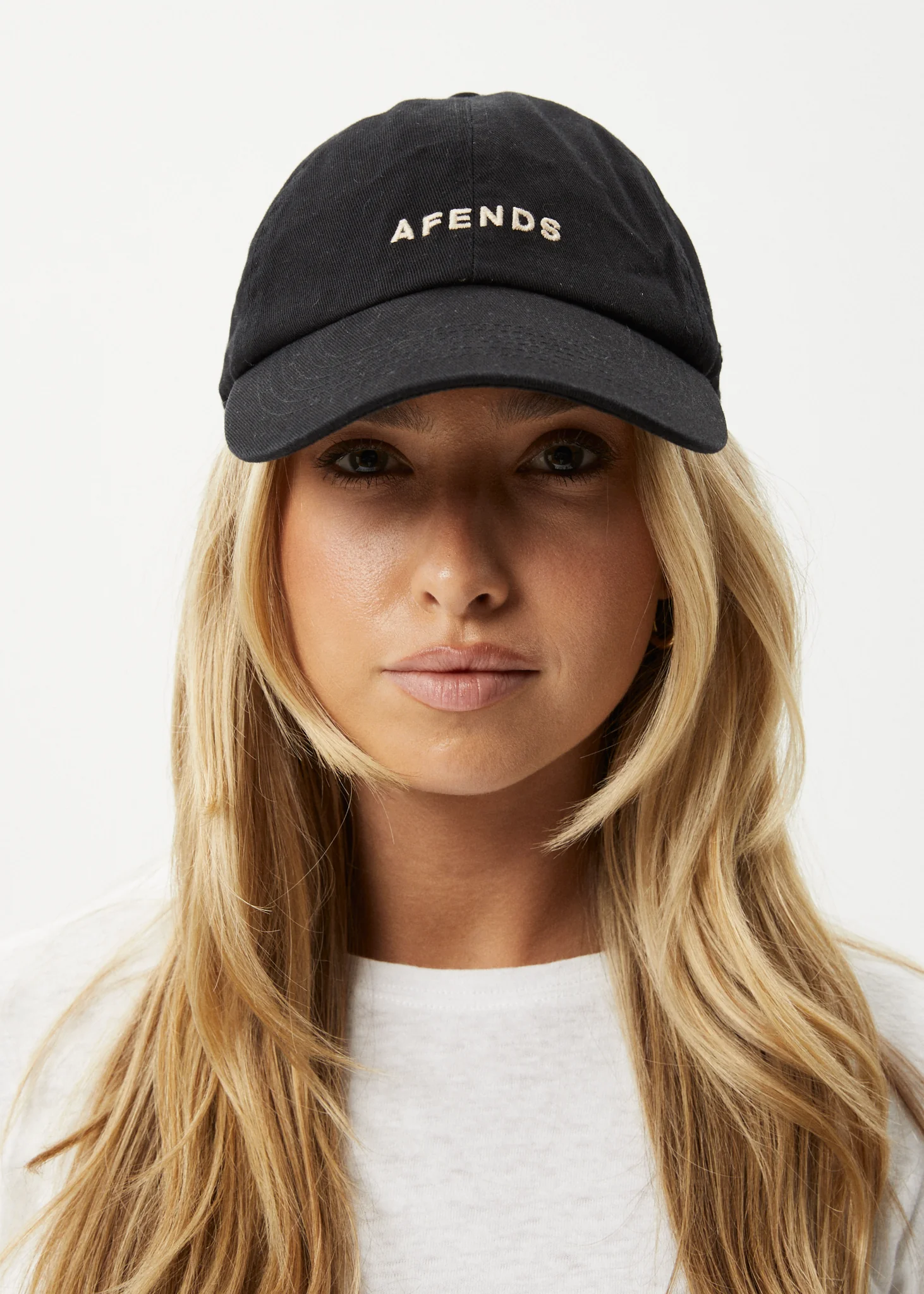 AFENDS Womens Daylight - Panelled Cap - Stone Black - Image 8