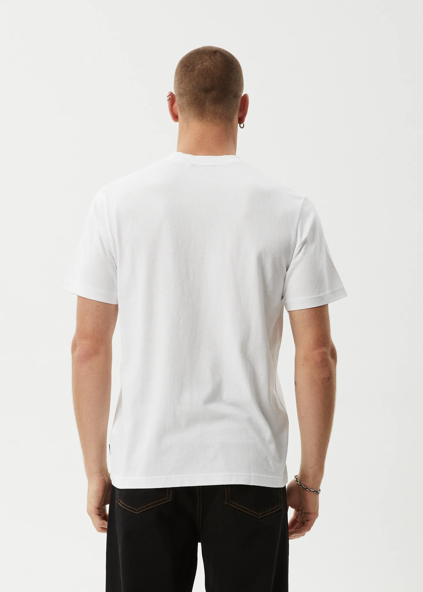 AFENDS Mens Dime Bag - Retro Tee - White - Image 6
