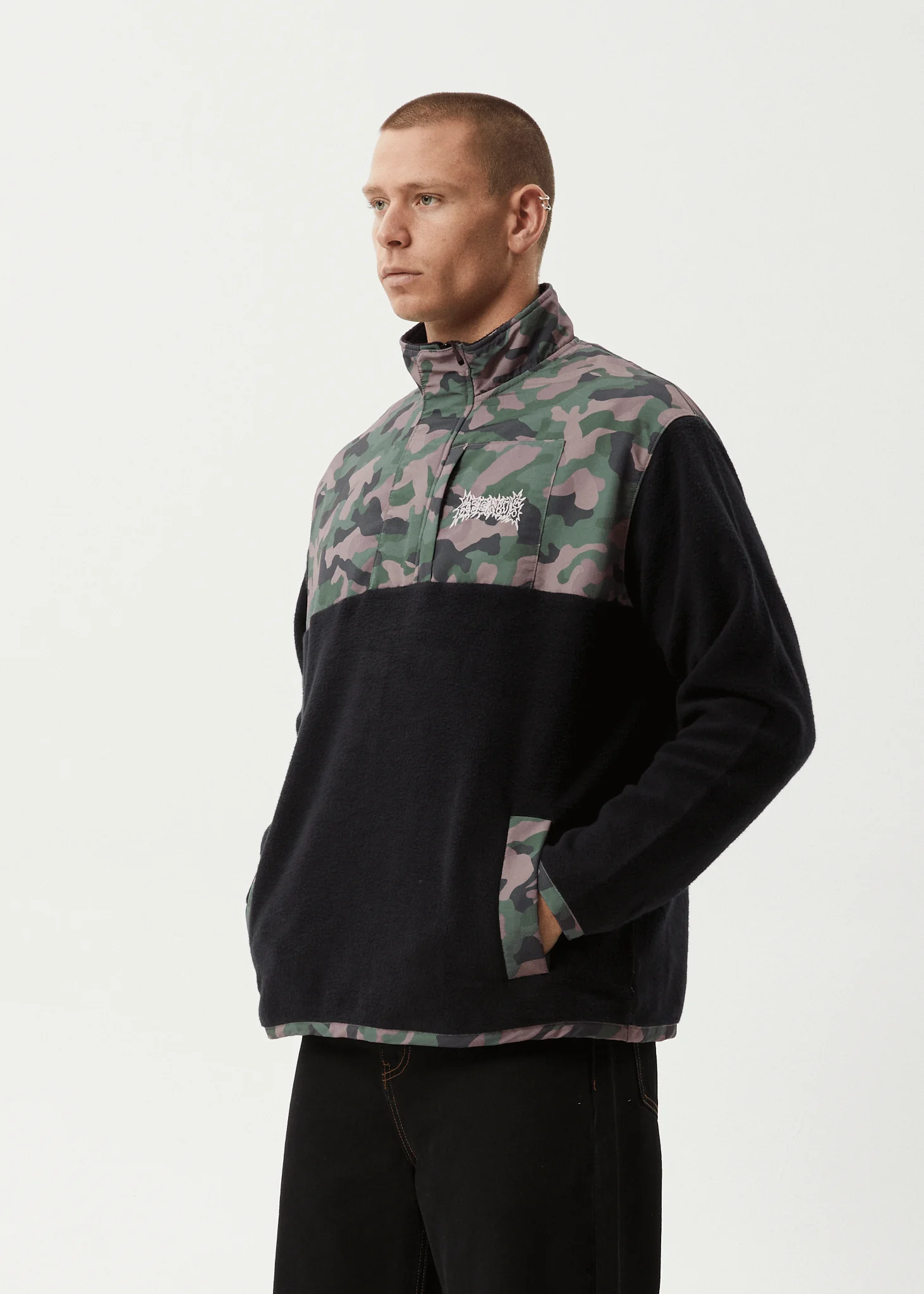 AFENDS Mens Hidden - Fleece Pullover - Hidden - Image 3