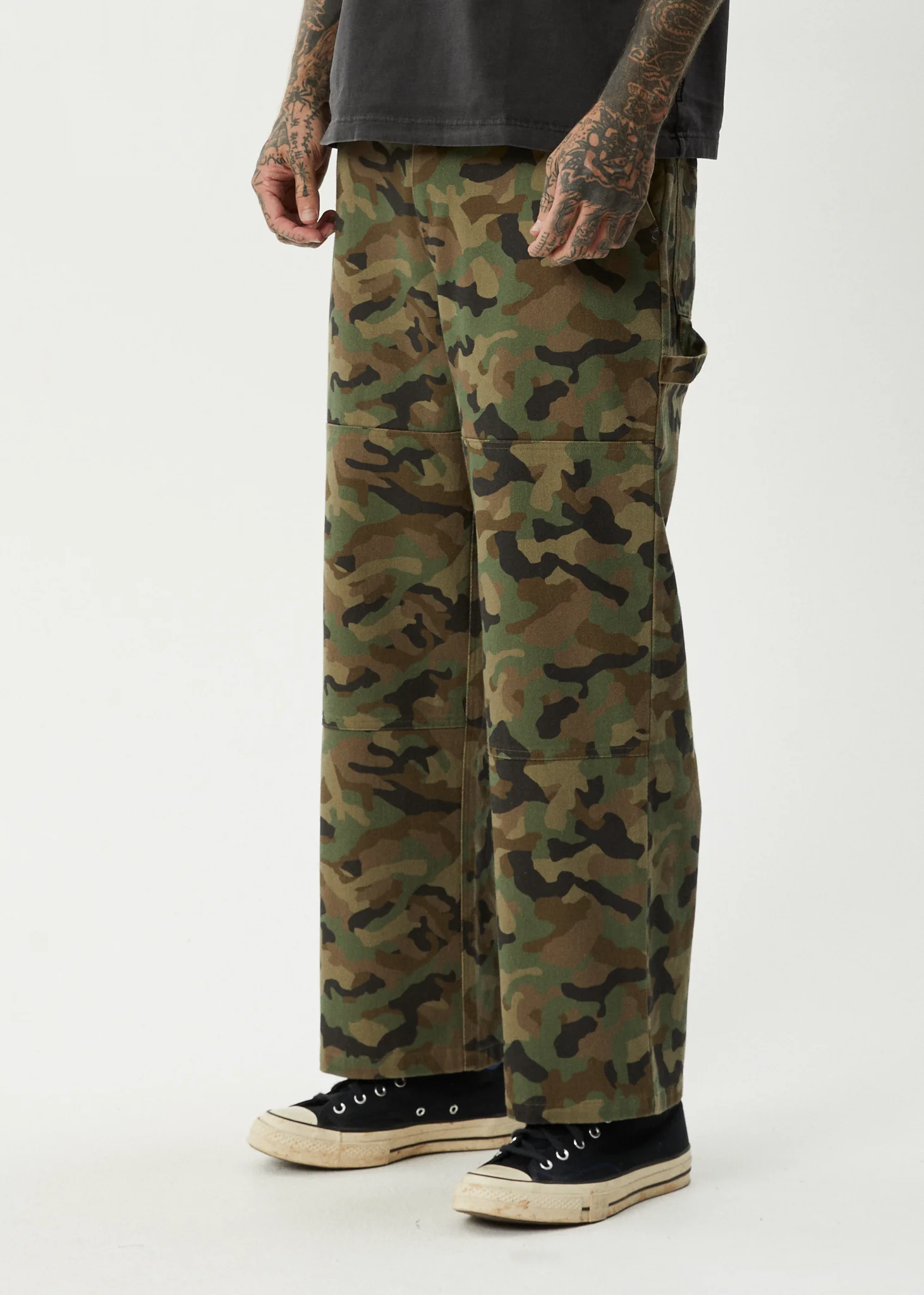 AFENDS Mens Hidden Richmond - Denim Workwear Pant - Hidden - Image 4