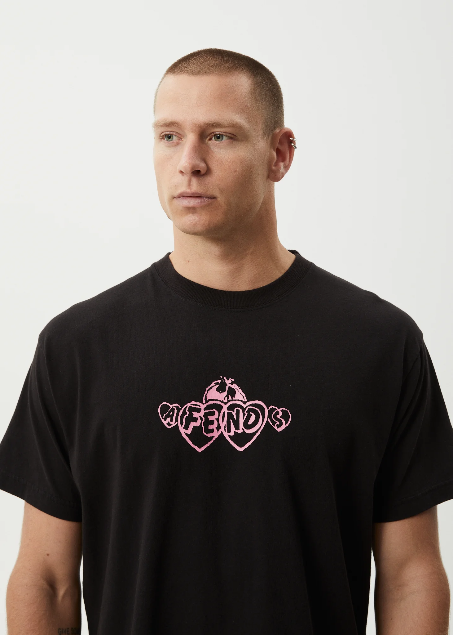 AFENDS Mens Mind Blow - Boxy Tee - Black - Image 7