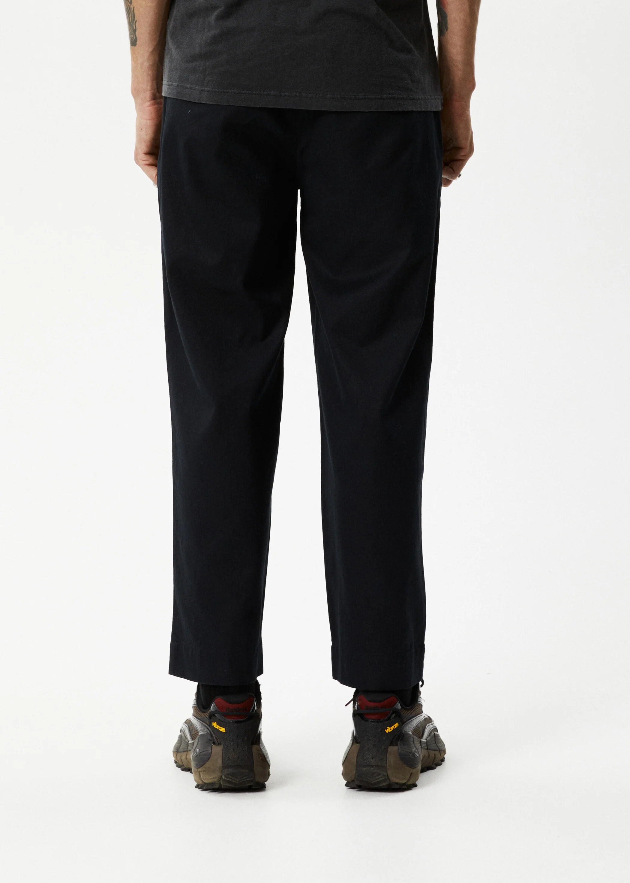 AFENDS Mens Mixed Business - Suit Pant - Black - Image 4