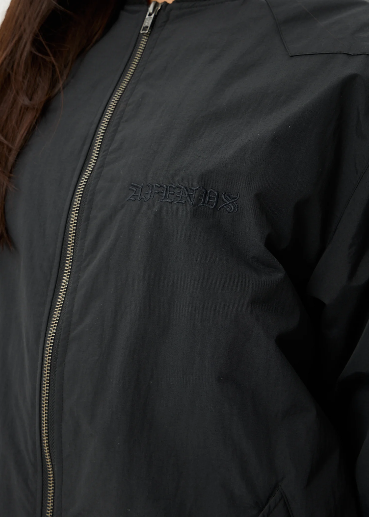 AFENDS Mens No More Bombs - Bomber Jacket - Black - Image 14