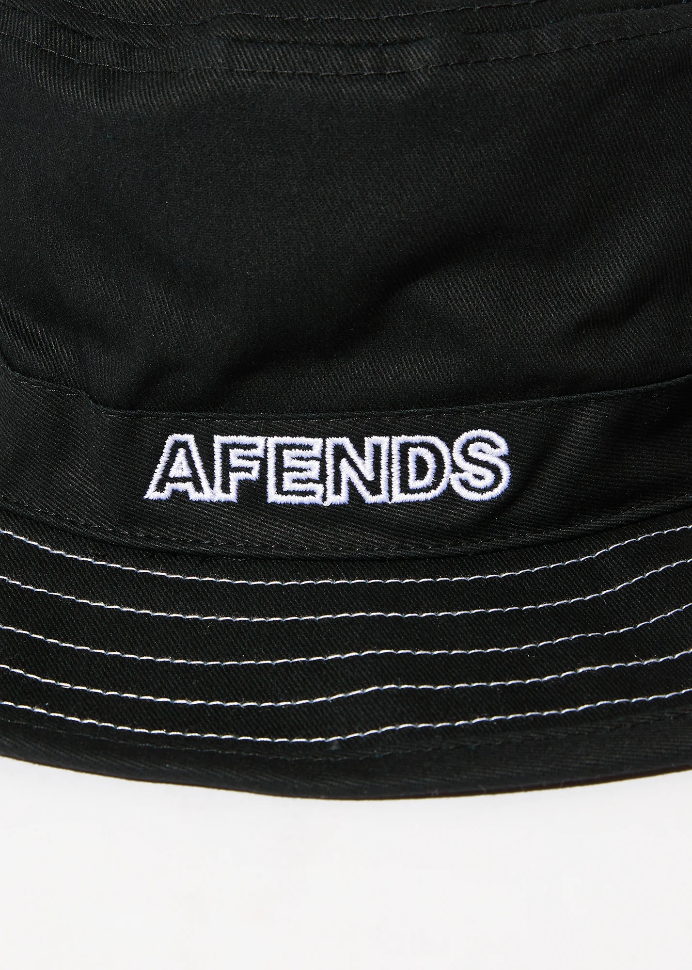 AFENDS Mens Outline - Bucket Hat - Black - Image 3