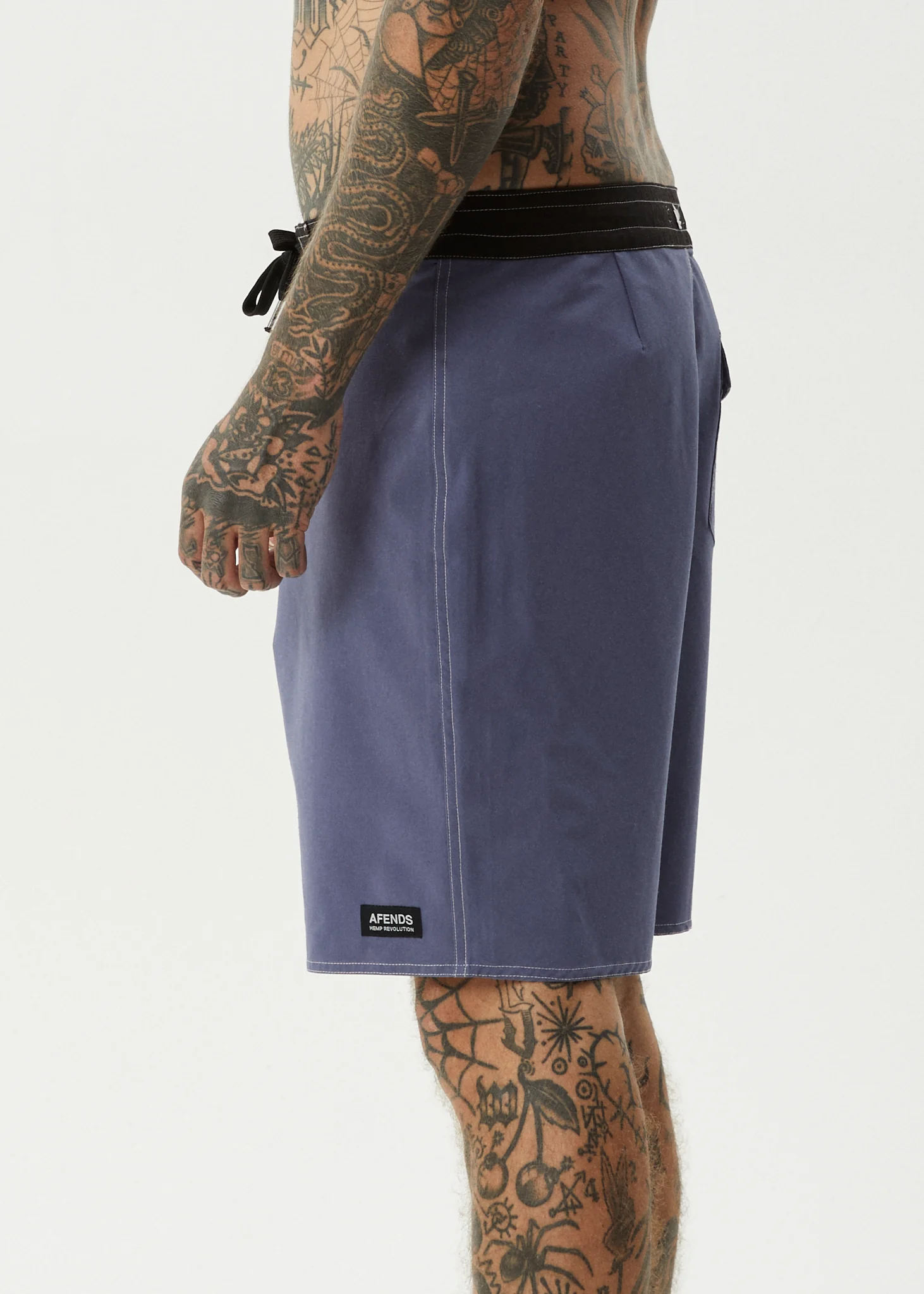 AFENDS Mens Surf Related - Fixed Waist Boardshort 20" - Marlin - Image 4