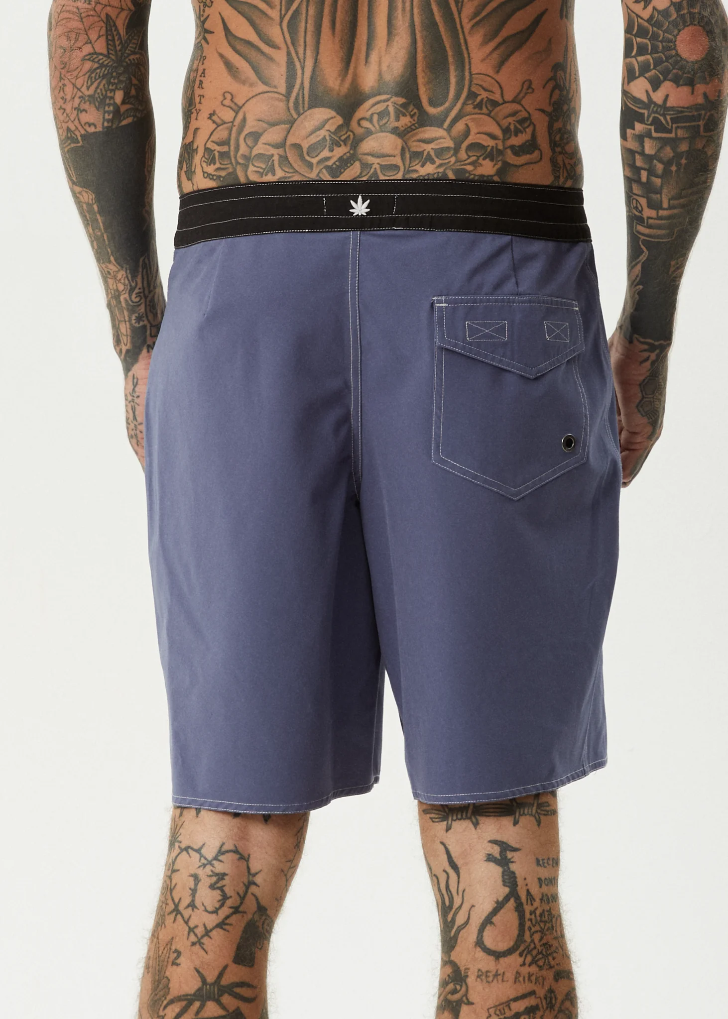 AFENDS Mens Surf Related - Fixed Waist Boardshort 20" - Marlin - Image 5