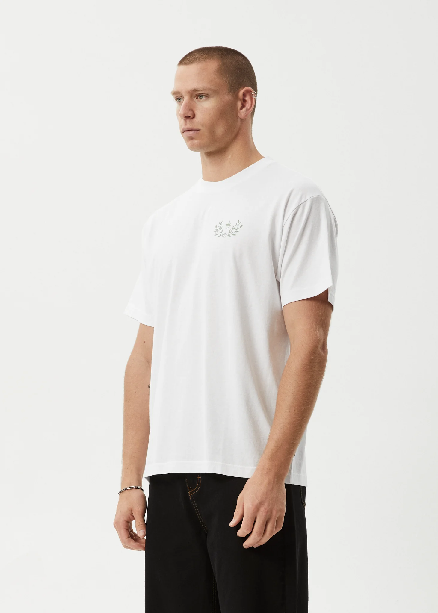 AFENDS Mens Surf Related - Boxy Tee - White - Image 3
