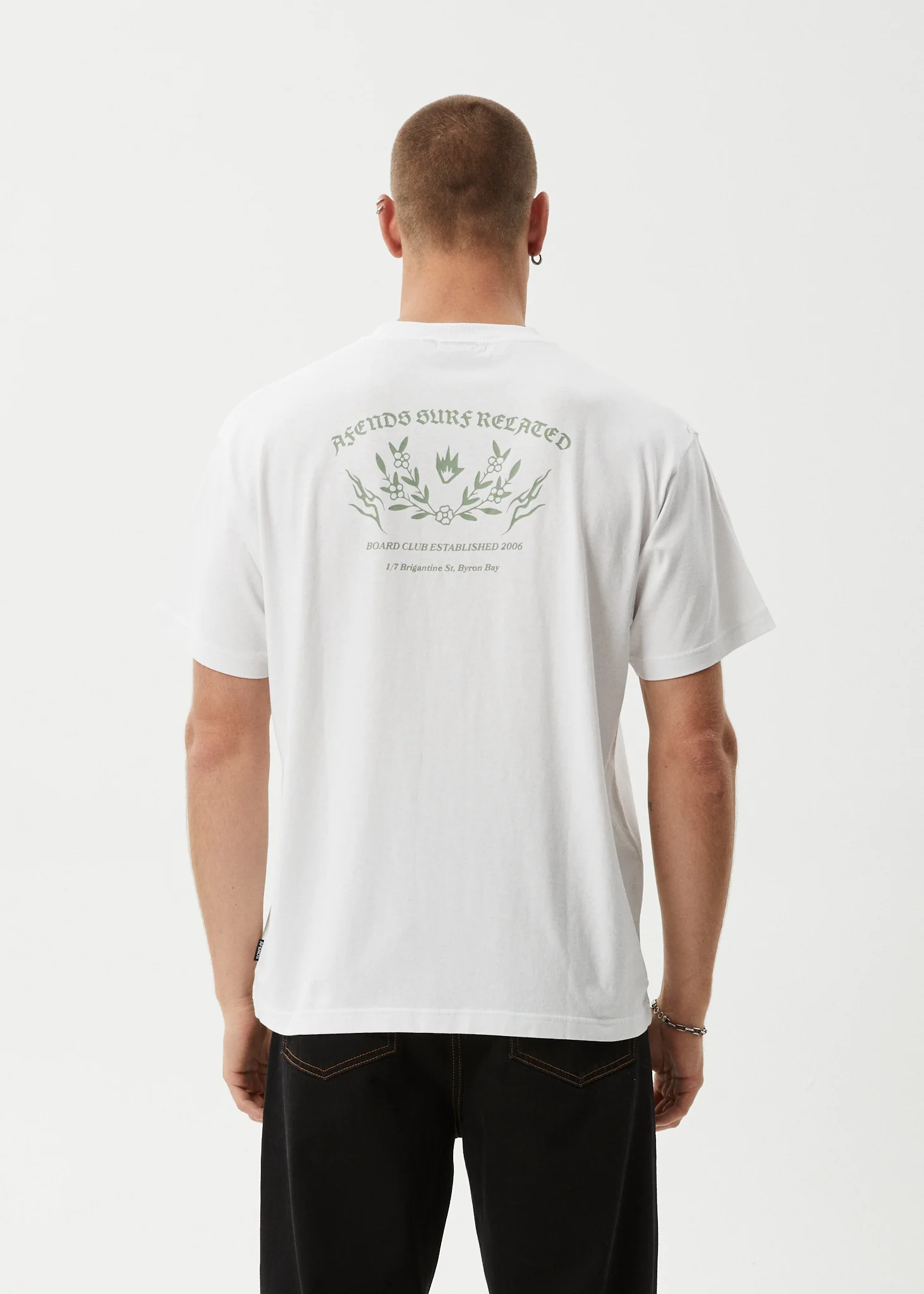 AFENDS Mens Surf Related - Boxy Tee - White - Image 5