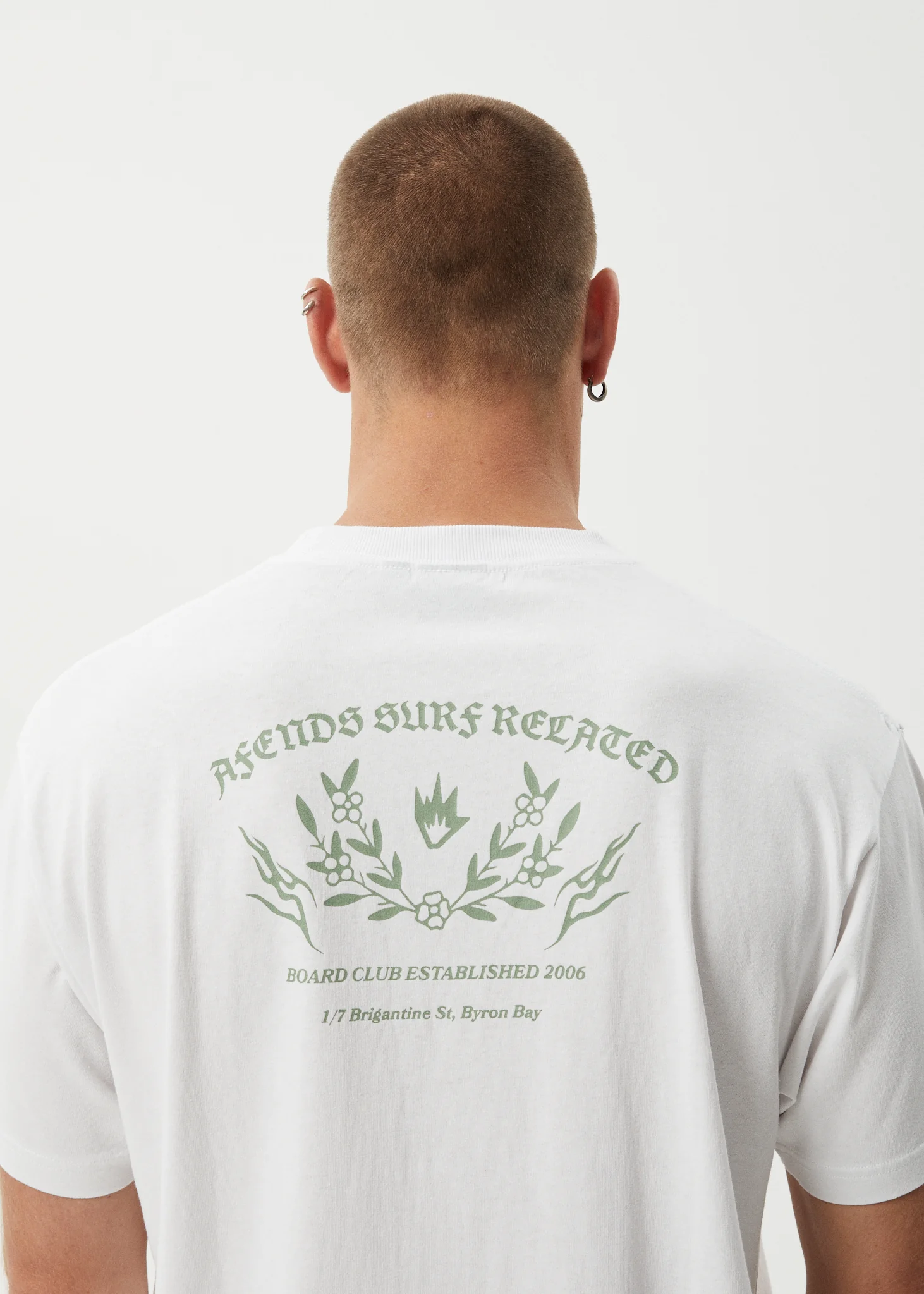 AFENDS Mens Surf Related - Boxy Tee - White - Image 6