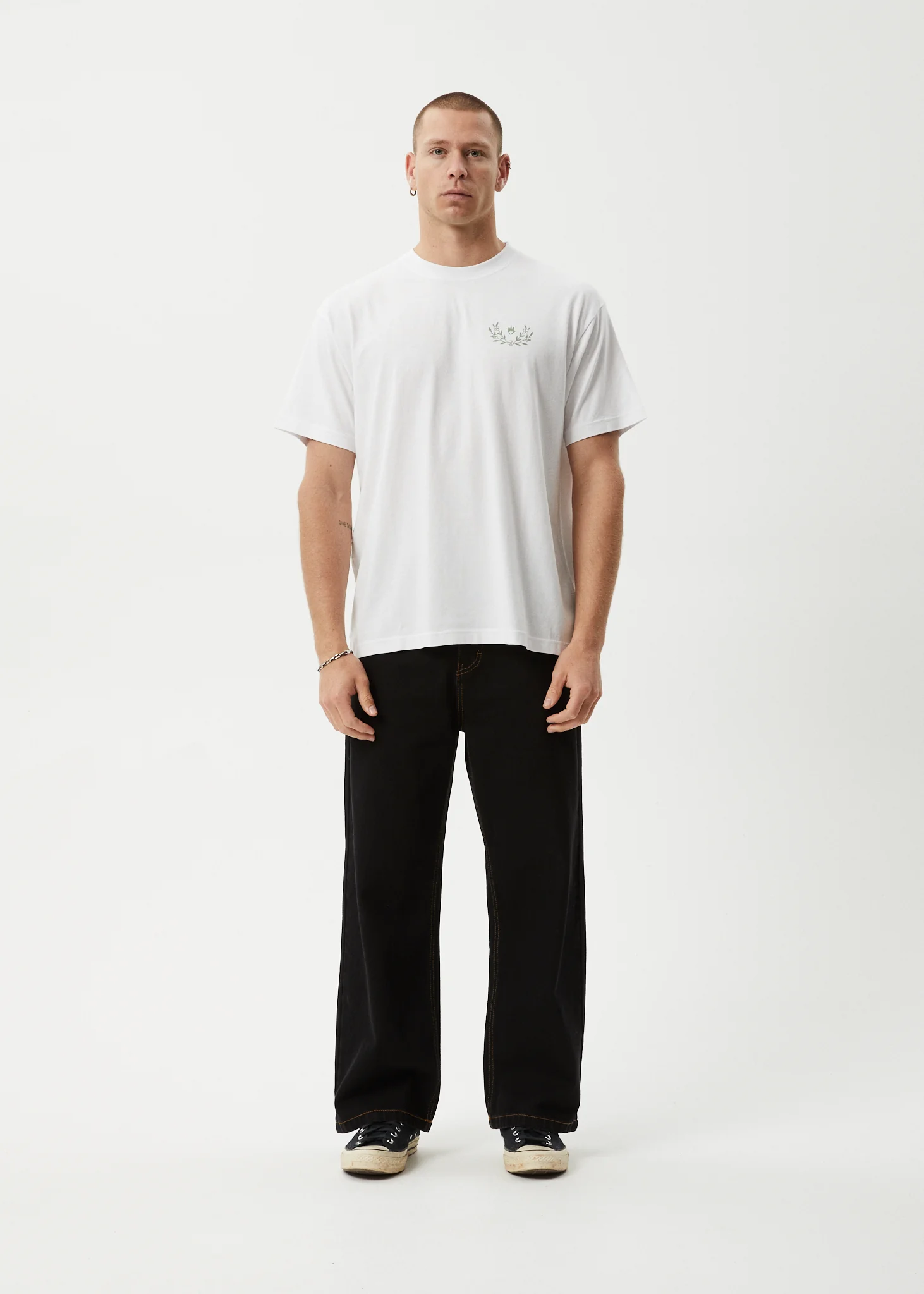 AFENDS Mens Surf Related - Boxy Tee - White - Image 8
