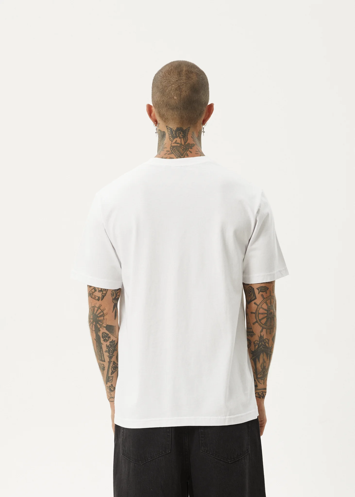 AFENDS Mens Vinyl - Retro Tee - White - Image 5
