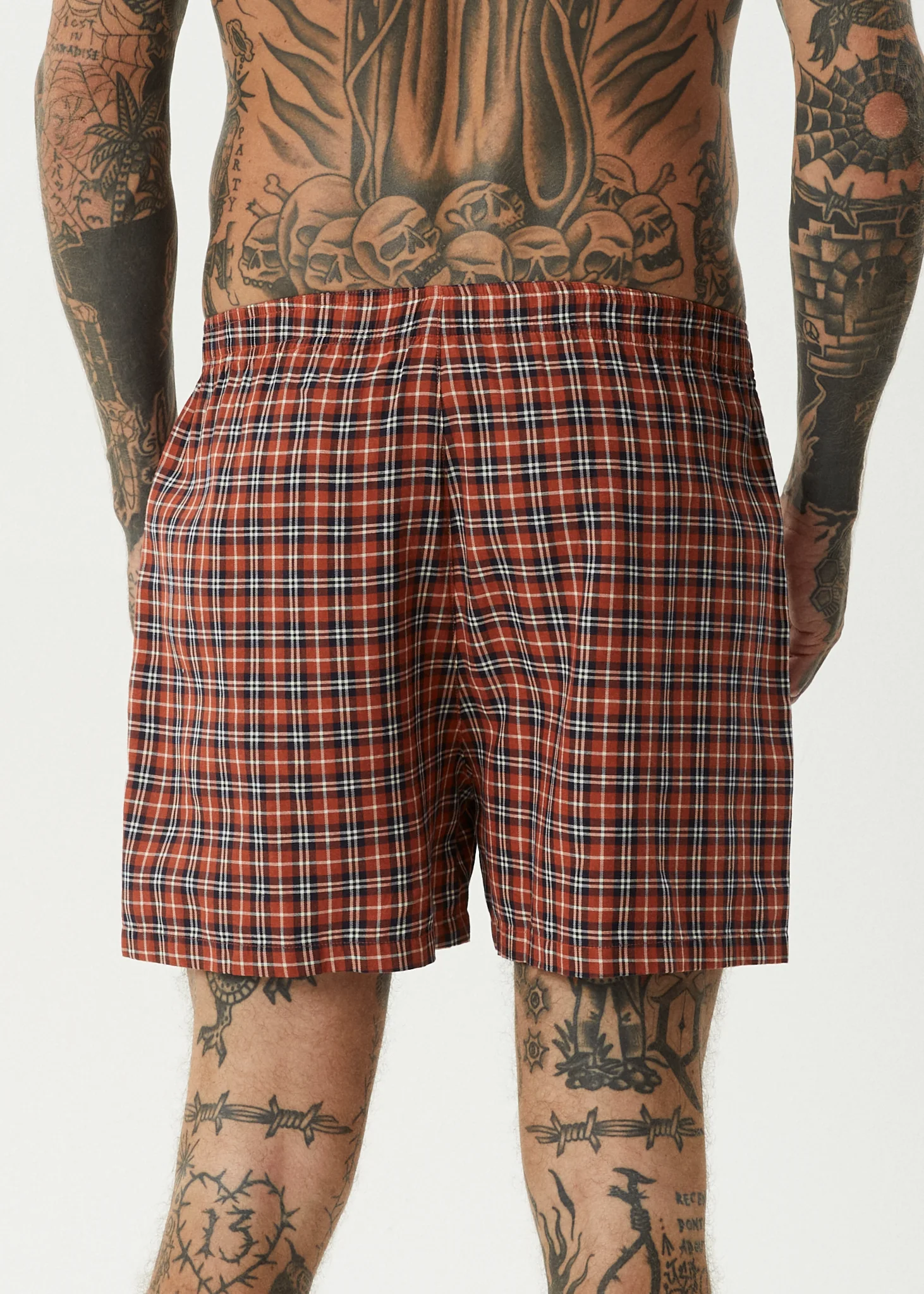AFENDS Mens Wrecked - Boxer Short - Terra - Image 9