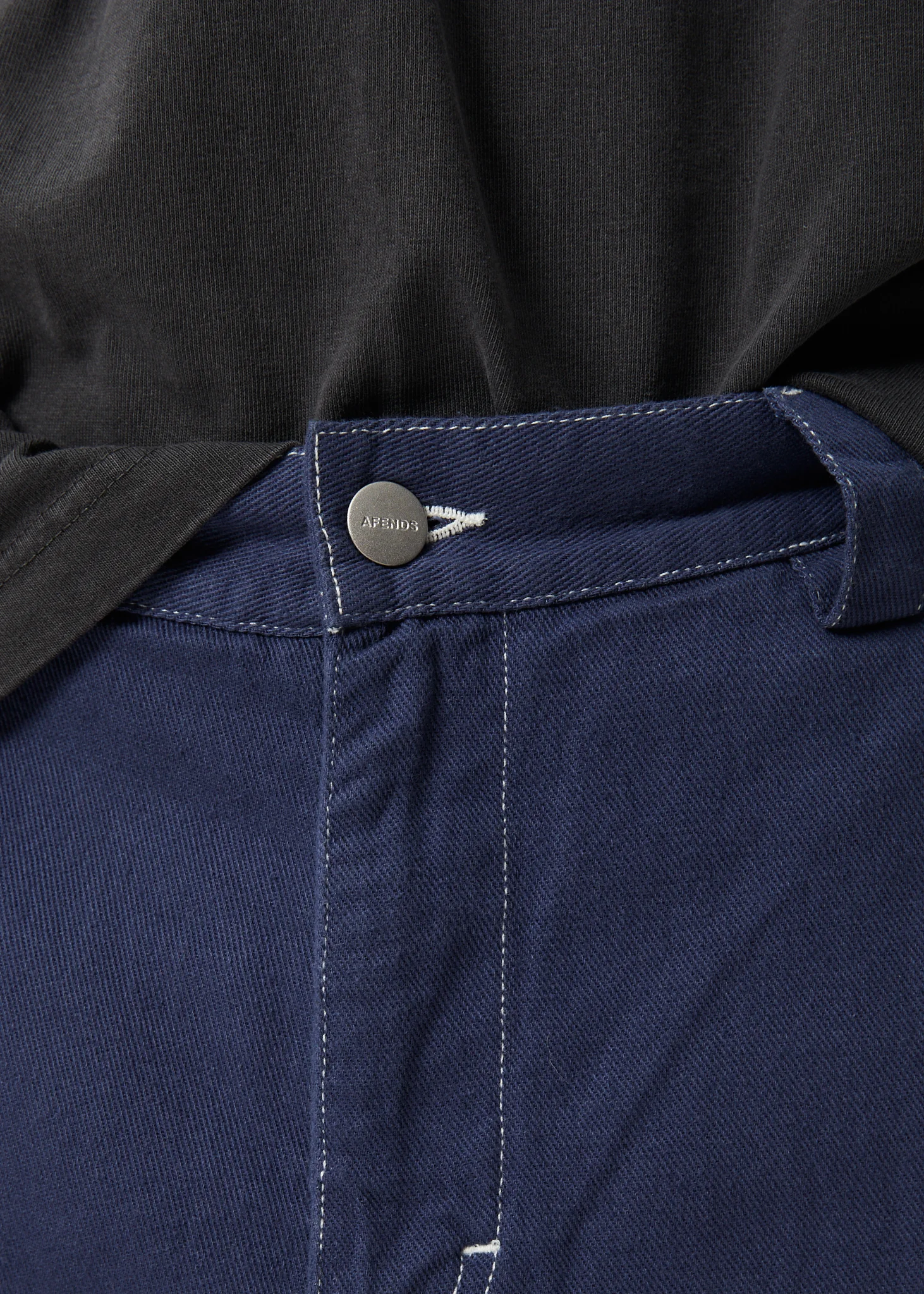 AFENDS Mens Pablo - Baggy Pant - Navy - Image 5