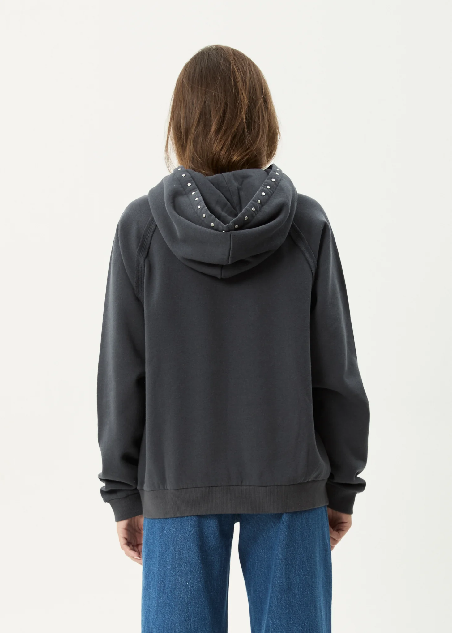 AFENDS Womens Hardware -  Hoodie - Charcoal - Image 5