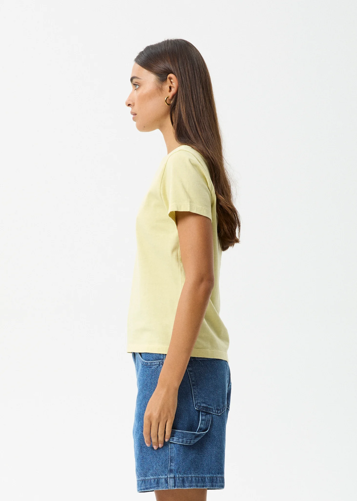 AFENDS Womens Heidi - Regular Tee - Lemongrass - Image 3