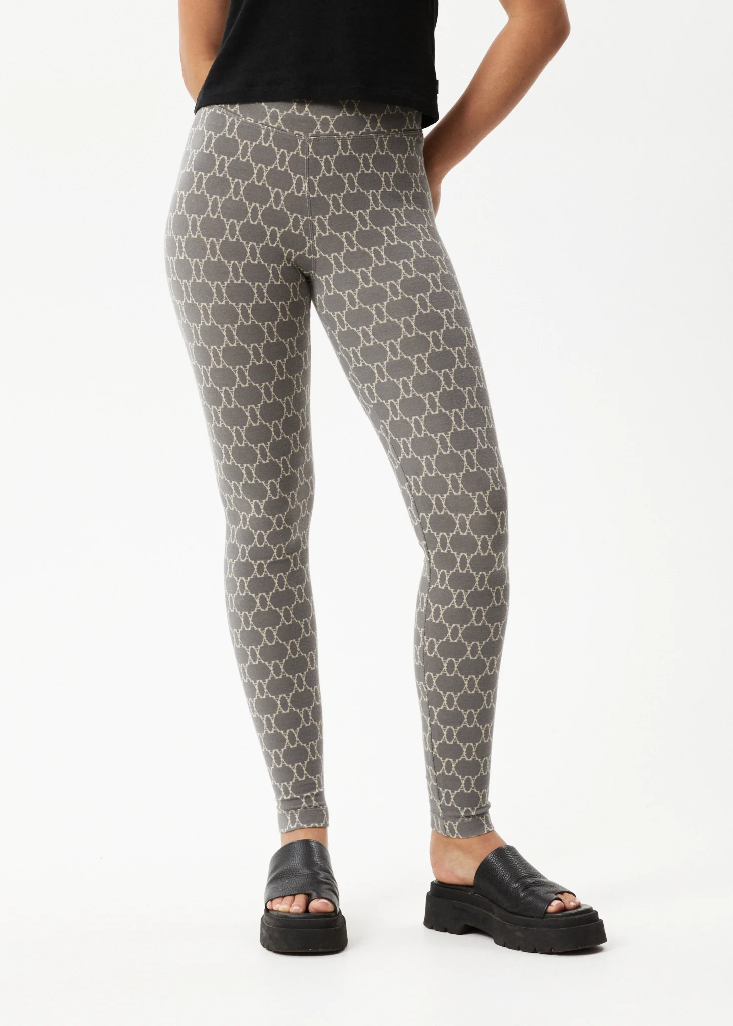 AFENDS Womens Lois - Leggings - Steel - Image 3