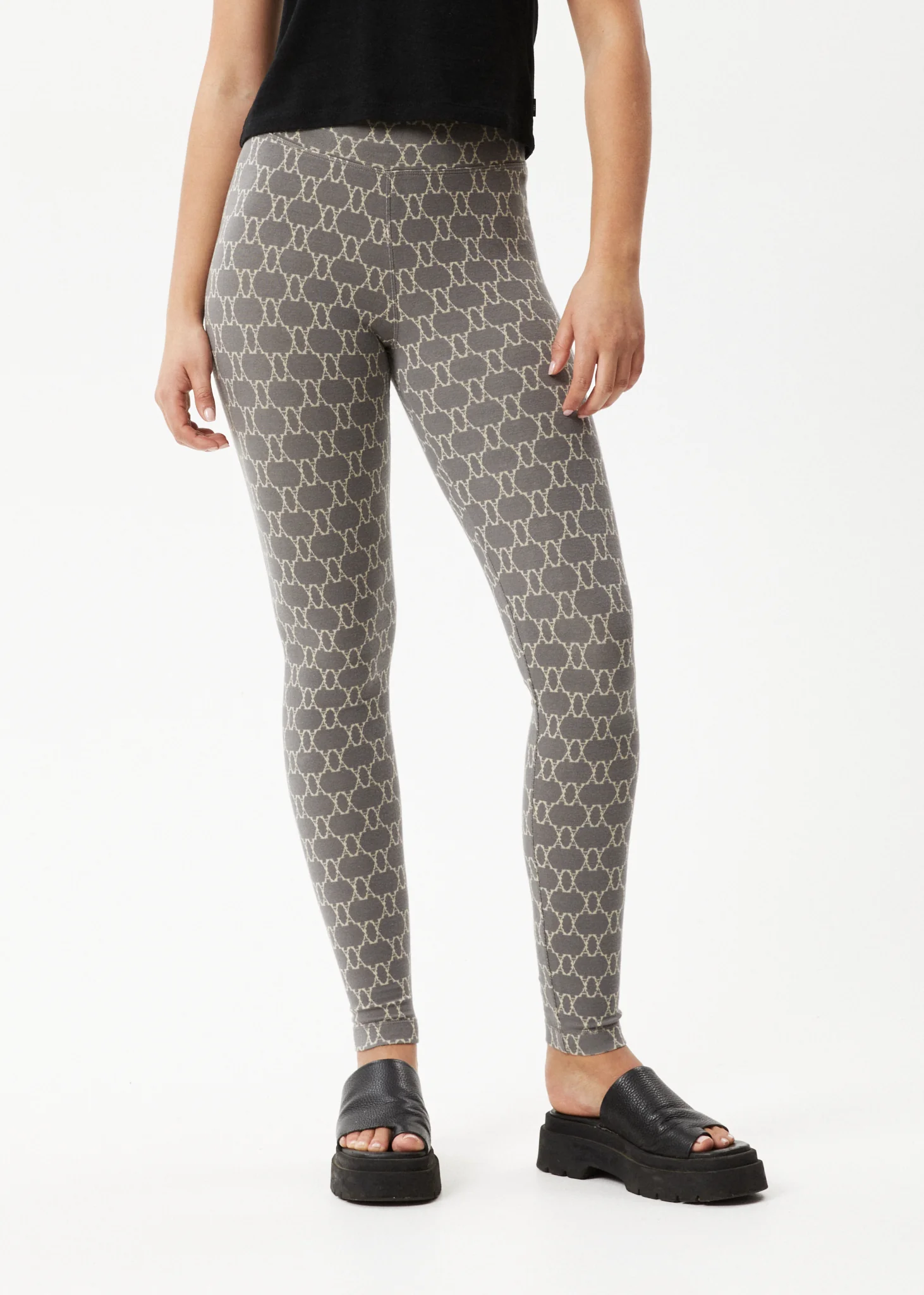 AFENDS Womens Lois - Leggings - Steel - Image 4
