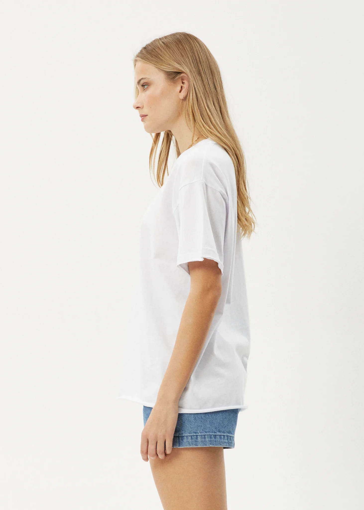 AFENDS Womens No Fury - Oversized Tee - White - Image 4